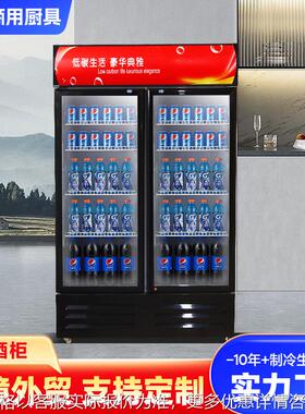 啤酒柜单双门立式展示柜超市便利店酒水柜啤酒饮料商用冷藏展示柜