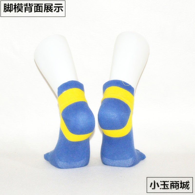 男士翘脚 五指 棉丝船袜模型 塑料假脚 翘脚 一对 一双 拍照模型