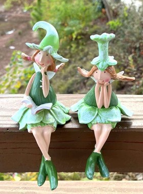 工艺品花仙子摆件新婚家居结婚礼物客厅装饰礼品送闺蜜新人摆设品