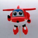 卡通面人面塑飞侠泥塑捏面人纯手工泥人飞机特色民间手工艺品玩具