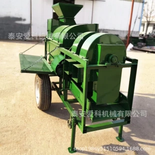 四轮传动轴 3吨玉米脱粒机水稻大豆高粱谷子配6套筛网可改装