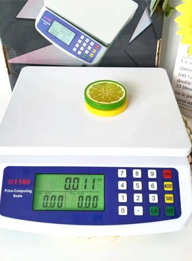 跨境30kg电子秤DT580厨房秤商用食品秤家用克重称小型计价秤
