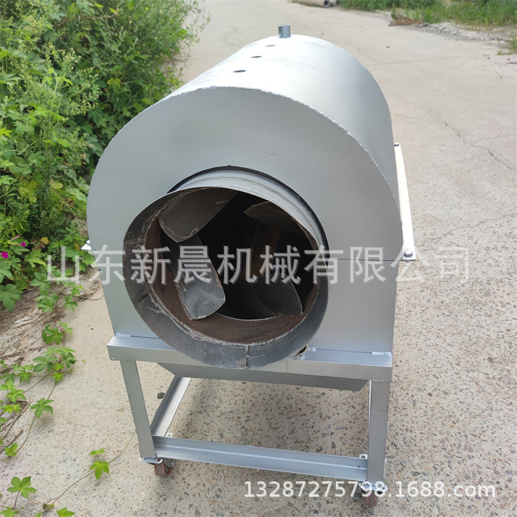 电加热花生翻炒机 自动翻炒瓜子炒货机菜籽辣椒炒货机