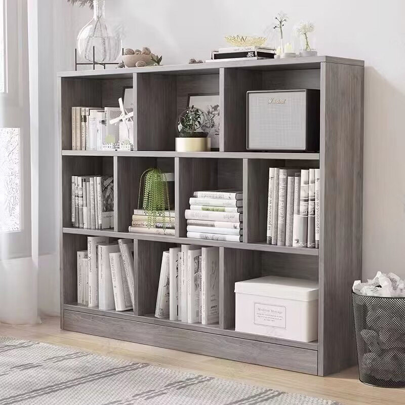 书架置物架落地家用小书柜一体靠墙客厅简易分层收纳储物柜子,商业/办公家具,置物架/陈列架/储物架/展示架,淘宝优惠券,粉丝福利购,淘宝优惠卷
