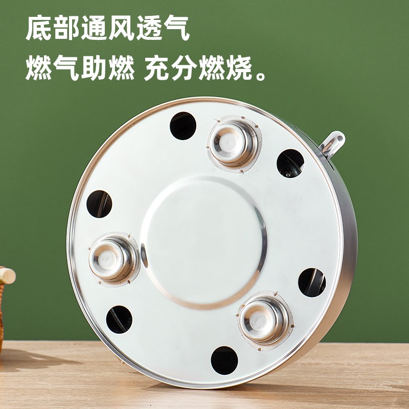 小火锅不锈钢酒精炉小干锅固体酒精锅宴席饭店专用小锅仔汤锅304