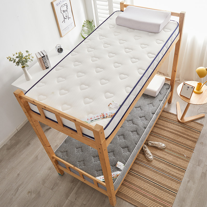 学校学生铁床宿舍专用床垫90x190cm5公分折叠垫子90*200上下铺1米