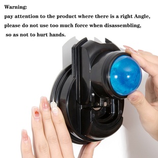 壁挂吸附式吸盘按摩球背部腰部肌肉放松健身球吸墙壁不求人按摩器