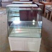 面包餐盘柜台玻璃双层面包叉盘展台饼盘柜夹盘柜台托盘展示柜展架