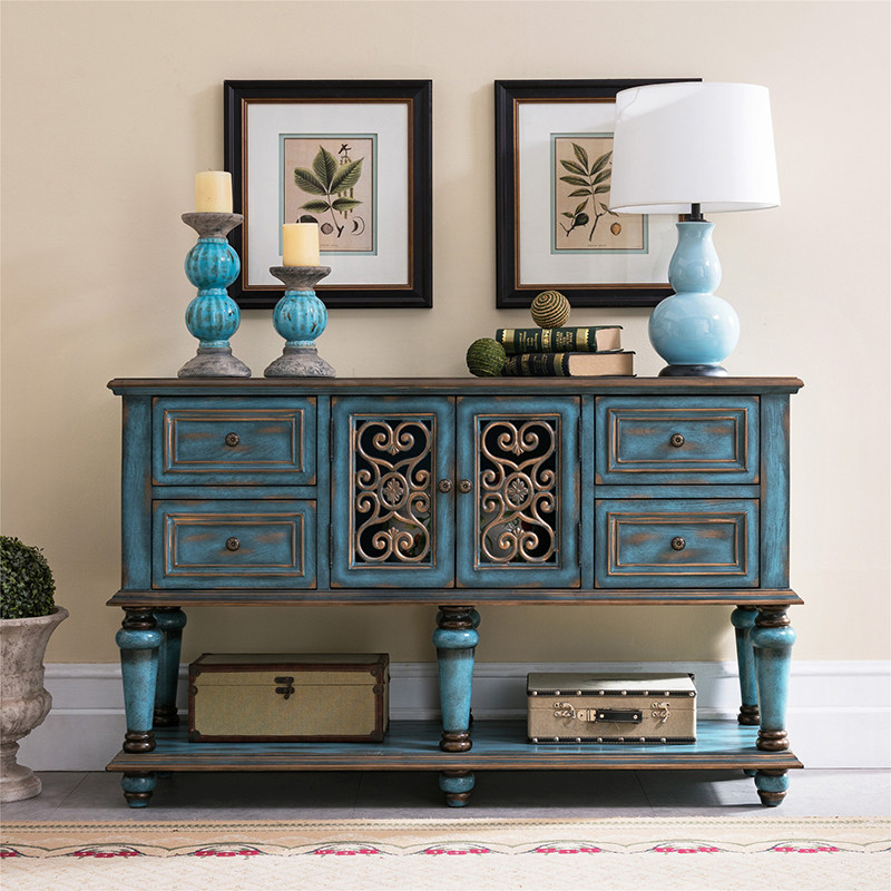 美式实木玄关柜餐边柜客厅边柜欧式门厅柜端景柜长台装饰柜走廊桌,住宅家具,门厅/玄关柜/玄关架,淘宝优惠券,粉丝福利购,淘宝优惠卷