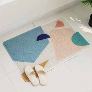 几何进门地垫家用客厅地垫防滑防尘厨房地垫卧室门口地垫蹭脚垫子