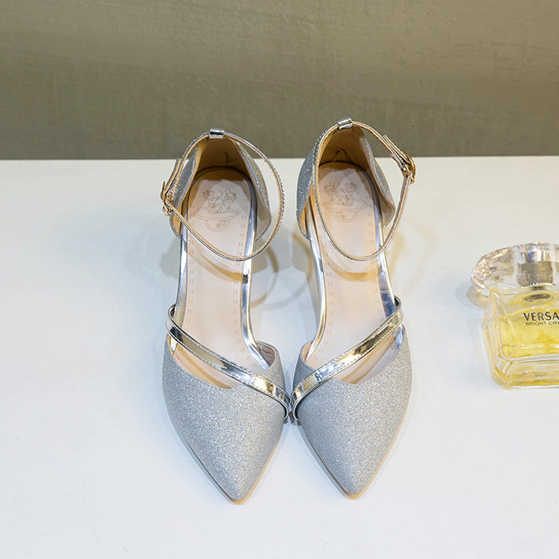 女童高跟鞋春夏初中生细跟礼服宴会表演公主鞋尖头水晶鞋大童童鞋,童鞋/婴儿鞋/亲子鞋,水晶/水钻鞋,淘宝优惠券,粉丝福利购,淘宝优惠卷