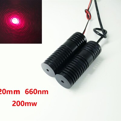 660nm200mw红光点状激光模组,远距离定位,舞台等展示激光器