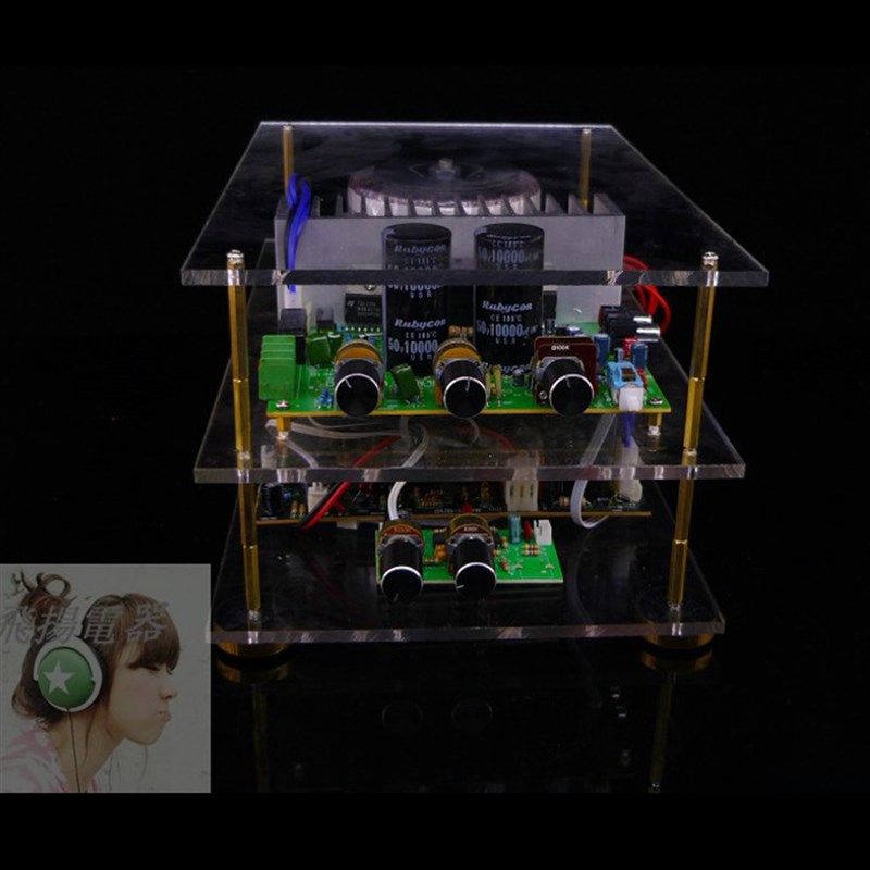 R2.1多媒体350瓦低音炮板  TDA7294三声道功放 无源音箱重低音功