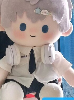 现货夏天40cm厘米娃衣棉花娃娃衣服公仔男娃女娃40cm坐姿换装玩偶