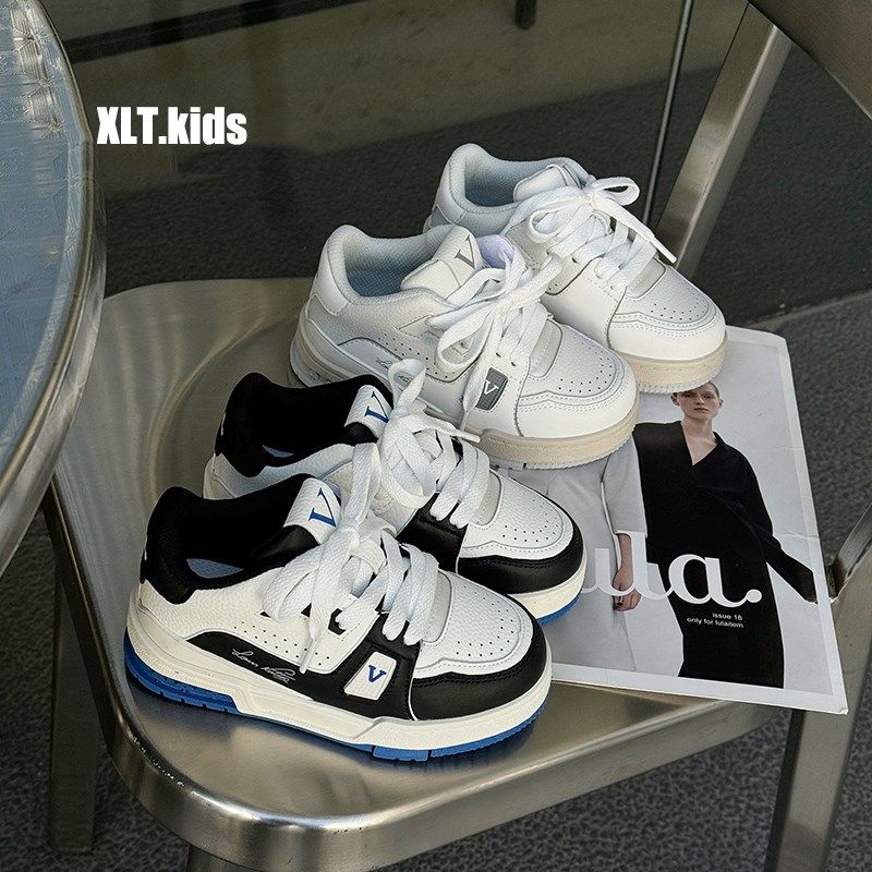 儿童真皮板鞋2025春季新款女童休闲鞋男童运动鞋软底小白鞋大童鞋,童鞋/婴儿鞋/亲子鞋,板鞋,淘宝优惠券,粉丝福利购,淘宝优惠卷