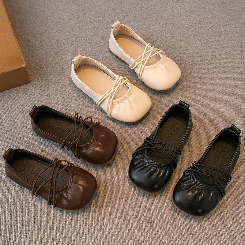 女童皮鞋2023春秋新款儿童鞋子小女孩公主鞋软底豆豆鞋宝宝单鞋潮,童鞋/婴儿鞋/亲子鞋,皮鞋,淘宝优惠券,粉丝福利购,淘宝优惠卷