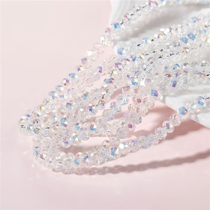 200颗4-8mm玻璃水晶切面散珠扁珠手工diy手机链手串饰品配件隔珠,饰品/流行首饰/时尚饰品新,其他DIY饰品配件,淘宝优惠券,粉丝福利购,淘宝优惠卷