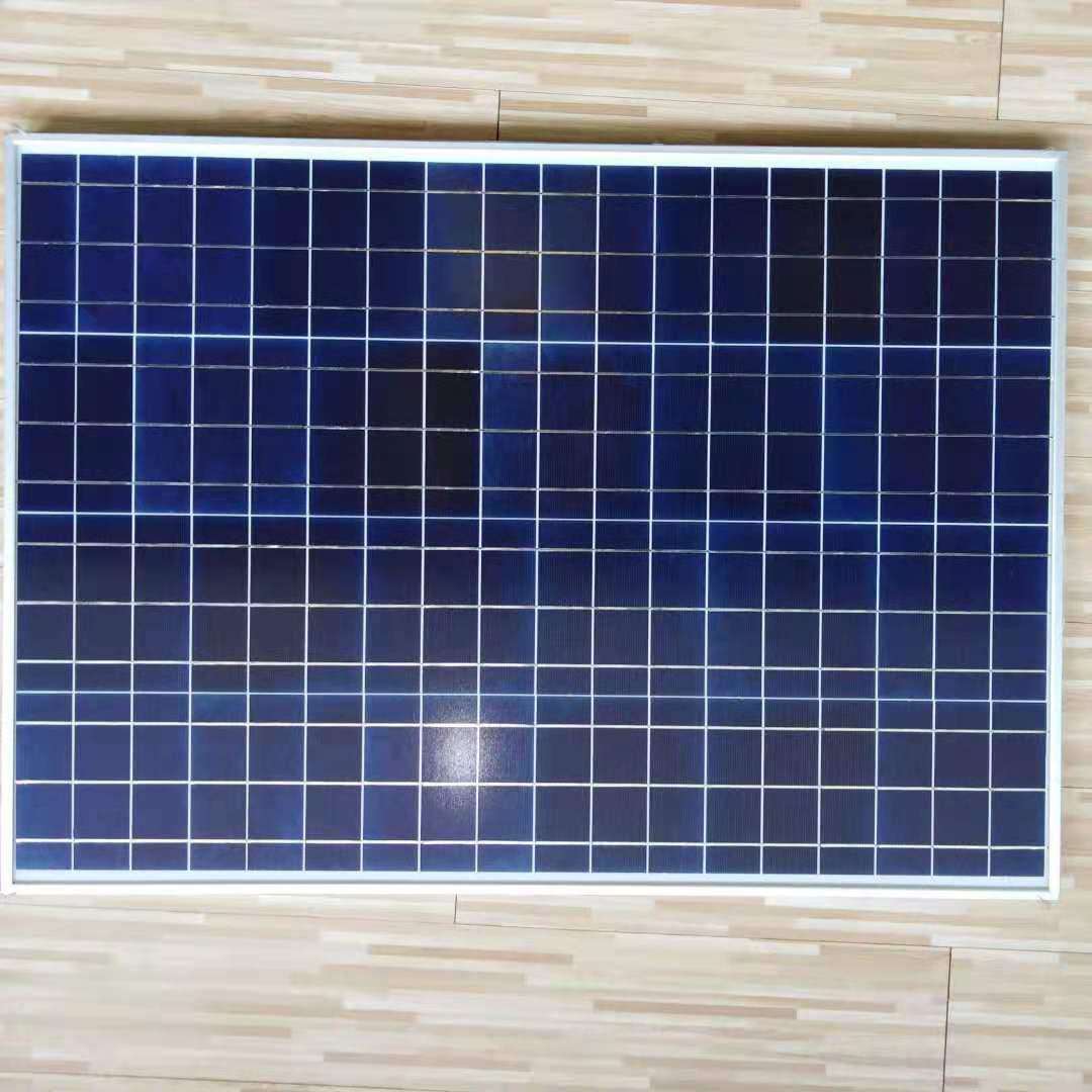 多晶硅太阳能玻璃板120W太阳能光伏组件家用发电系统多晶电池片