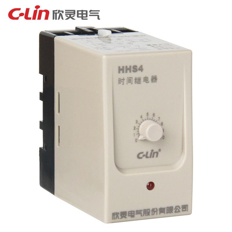 欣灵HHS4(JS14A、JS20)时间继电器厂定时器晶体管时间继电器