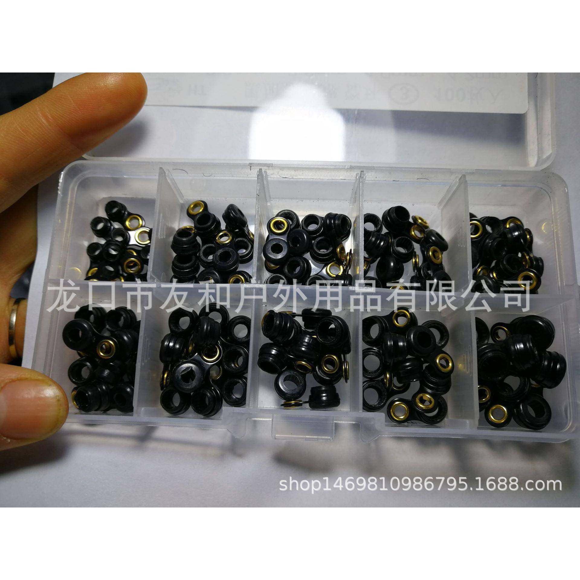 矶竿过线环高端导线环黑色加金色过线磁环矶竿导眼尖环活动环固定_虎窝淘