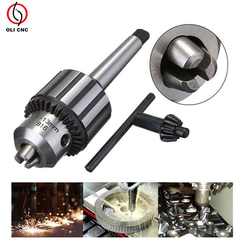 重型扳手式钻夹头1-13 MT2-B16扳手钻夹头 1/32-1/2