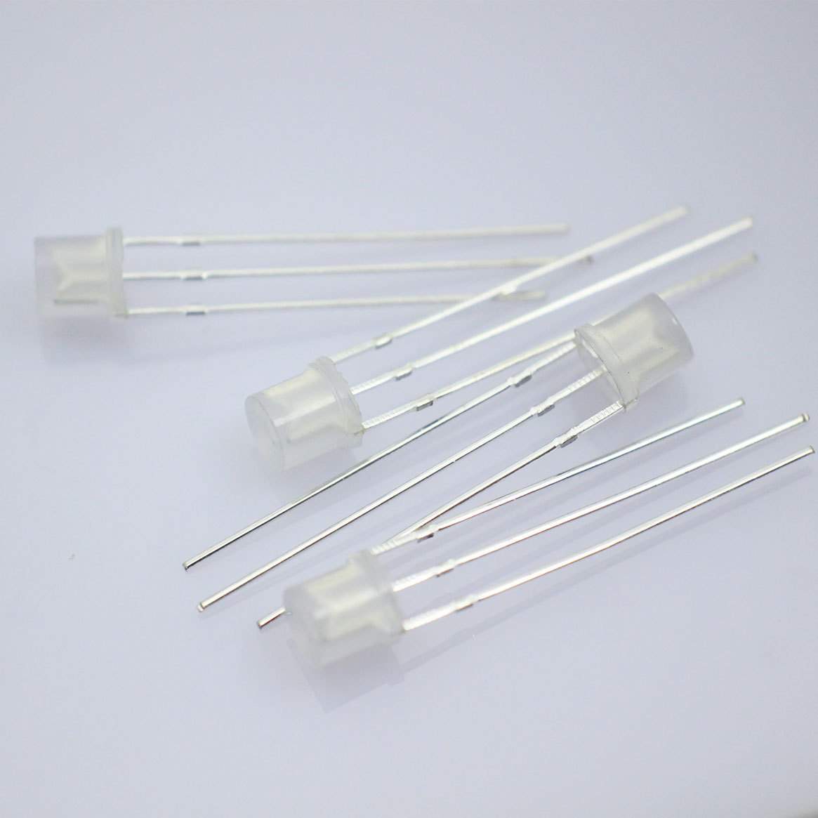 F5/5mm平头红绿红蓝红翠绿雾状共阴共阳双色直插led灯珠指示灯