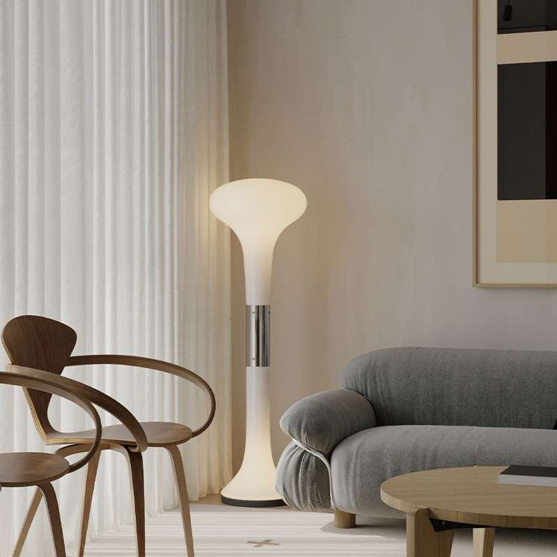 现代简约客厅沙发旁落地灯卧室氛围灯意大利设计师高端玻璃落地灯