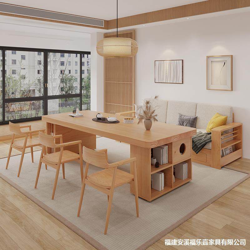 新中式书桌实木工作台家用去客厅化大板桌客厅书房一体桌子泡茶桌,鲜花速递/花卉仿真/绿植园艺,割草机/草坪机,淘宝优惠券,粉丝福利购,淘宝优惠卷