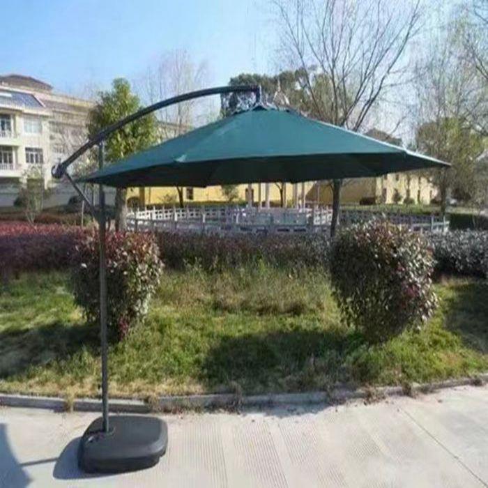 香蕉伞庭院阳台摆摊岗亭别墅户外遮阳防大雨侧立吊伞配件大全伞布