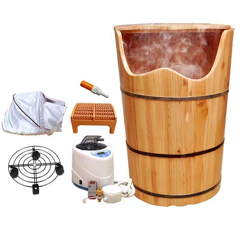 家用香杉木泡腿木桶泡脚木桶恒温加热桶熏蒸桶足浴足疗养生足浴盆