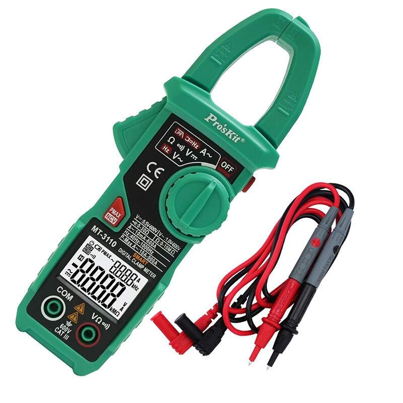 宝工MT-3110-C智能型钳型电表 3-5/6钳形表数字万用表 钳形电流表