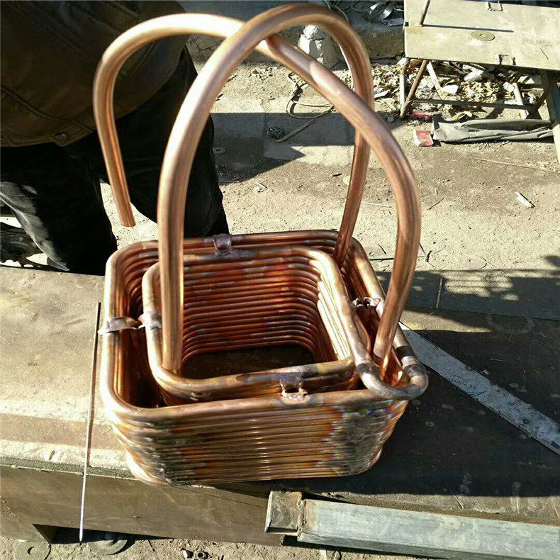 油槽降温散热紫铜管加工紫铜管折弯盘圆焊接接头