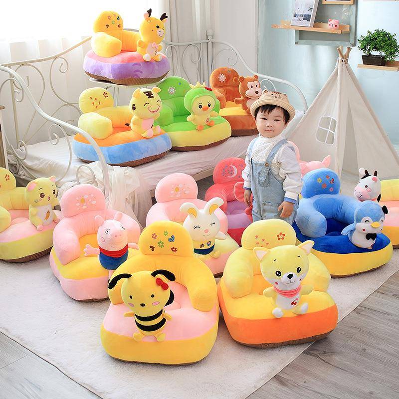 宝宝学坐儿童多款可爱动物沙发创意卡通榻榻米沙发座椅毛绒玩具
