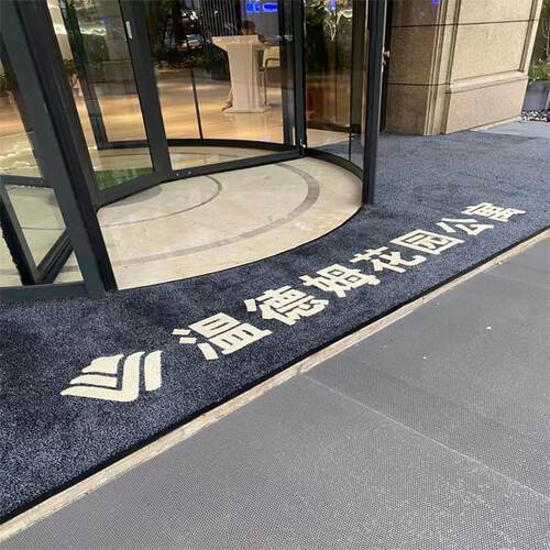 超级纤维吸水地垫现代简约家用商用高端纯色地垫个性制商用地垫