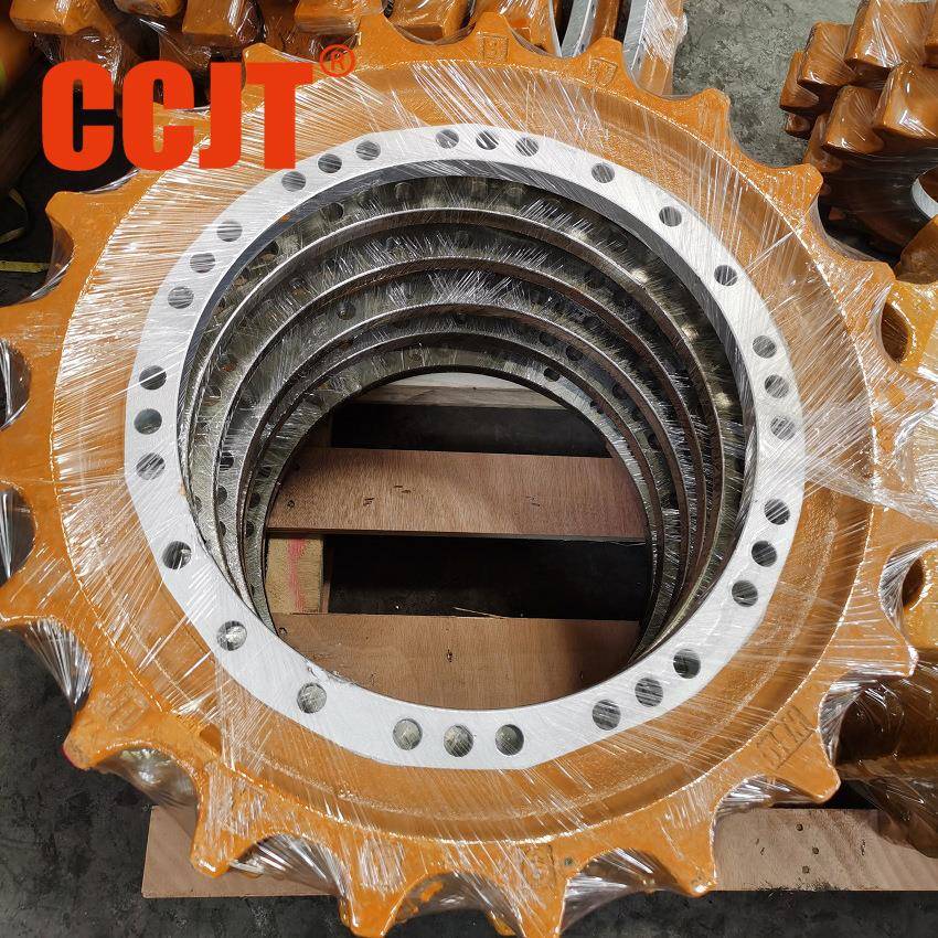 锻打齿圈驱动齿挖机齿圈牙盘工程机械挖机底盘件齿圈驱动齿