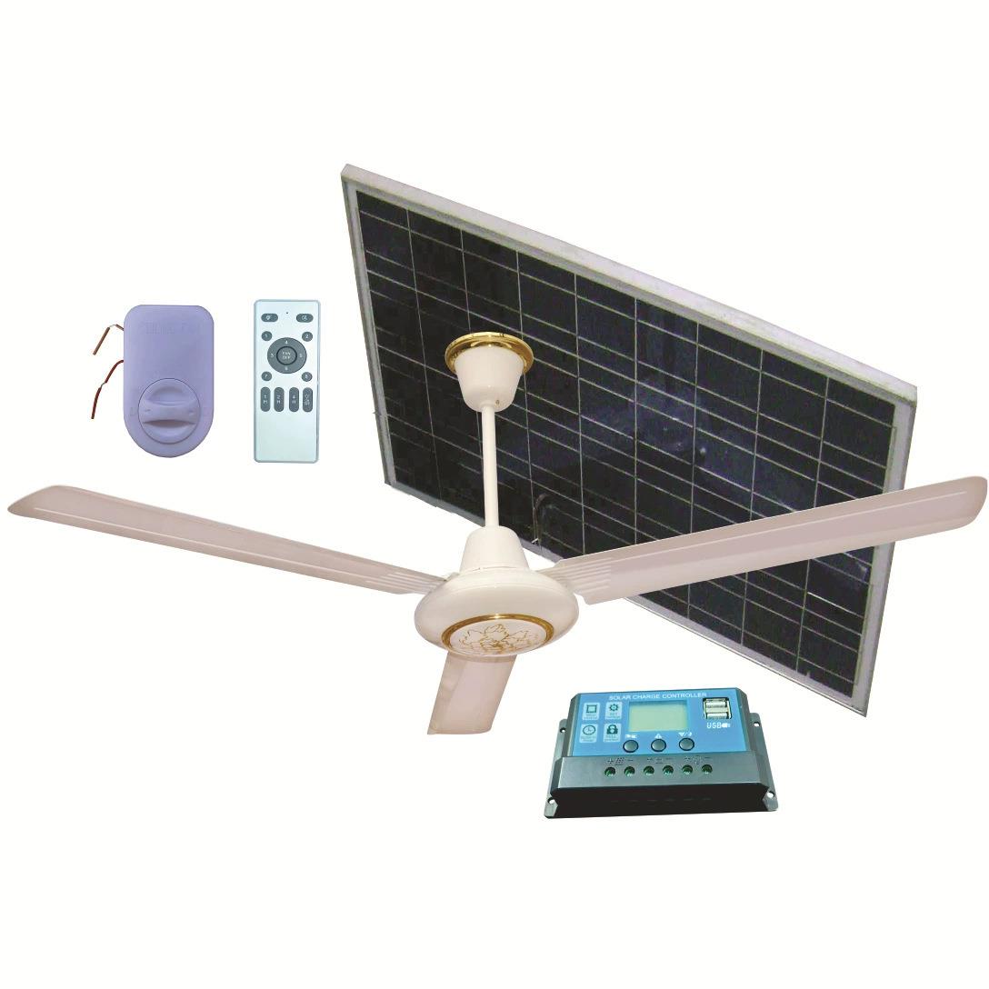 iSolfanSolarpoweredceilingfan东南亚热销12V直流太阳能吊扇