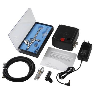 喷笔气泵套装TC100迷你模型玩具喷涂上色小喷枪470喷笔套装