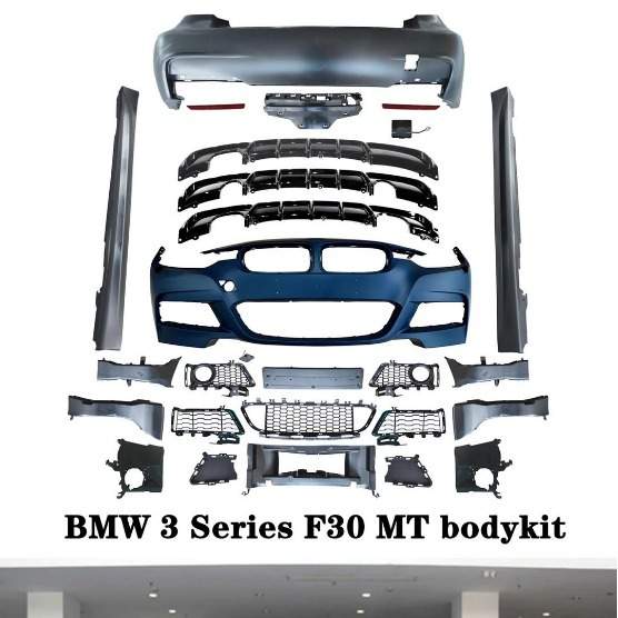M3包围M-TECH套件适用于宝马3系F30改装F35侧裙叶子板机盖保险杠