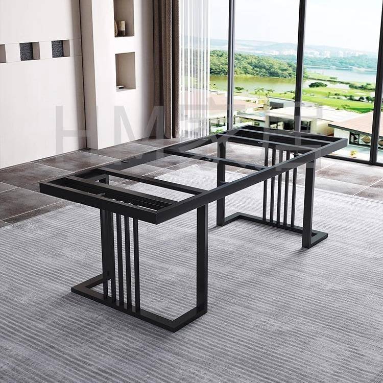 现货茶台桌腿支架岩板茶桌脚办公桌架书桌餐桌底座不锈钢台脚