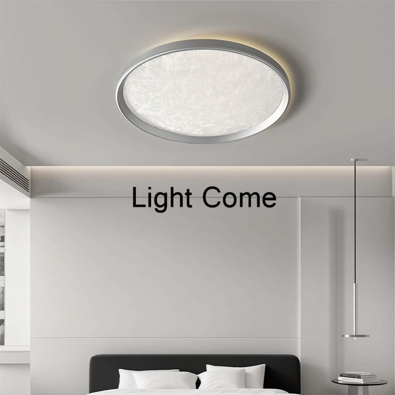 现代简约卧室吸顶灯个性艺术冰裂极简全光谱led护眼房间书房灯具