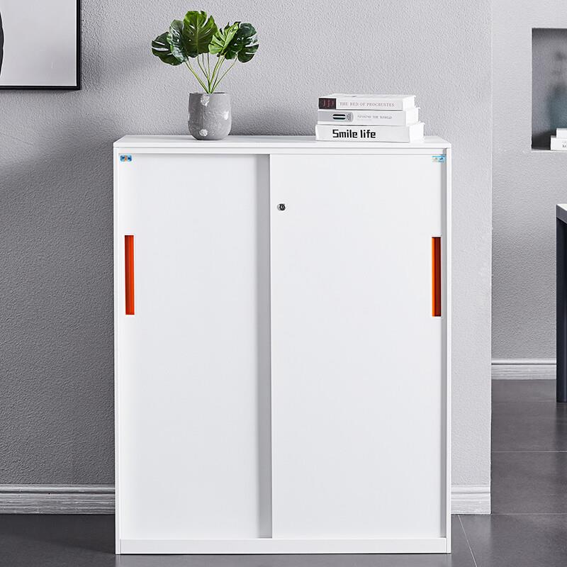 南特文件柜铁皮柜办公档案资料柜带锁财务凭证柜拆装移门文件柜矮