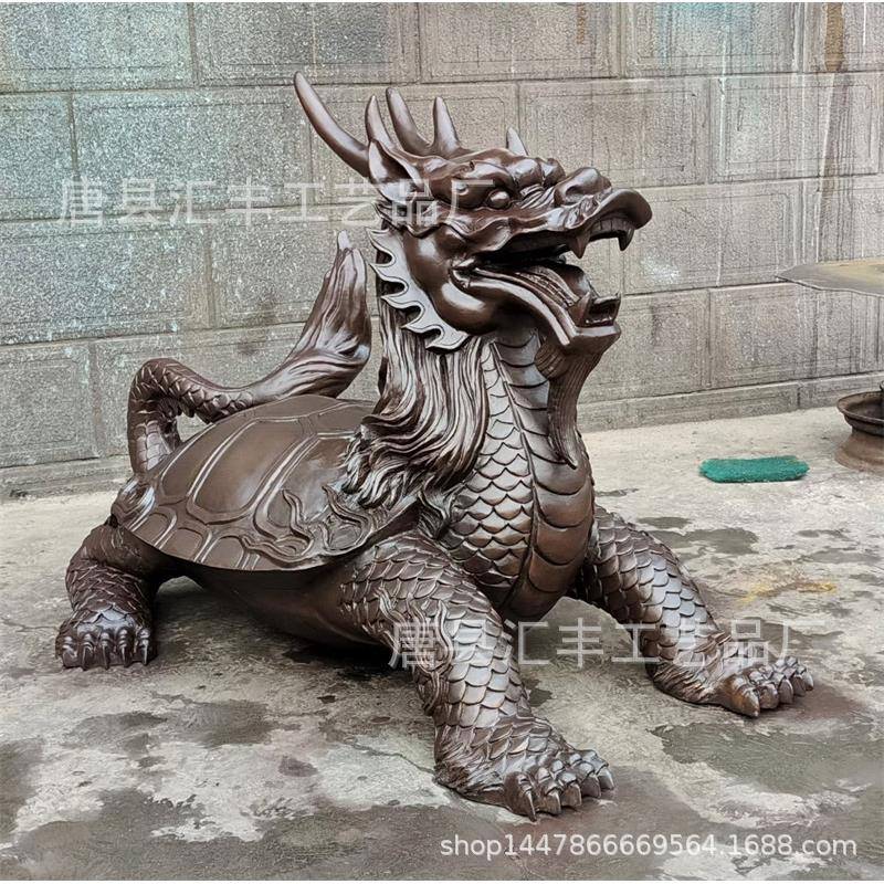 铜雕风水龙铜龙雕塑二龙戏珠园林景观铜雕塑生肖铜龙工艺品摆件