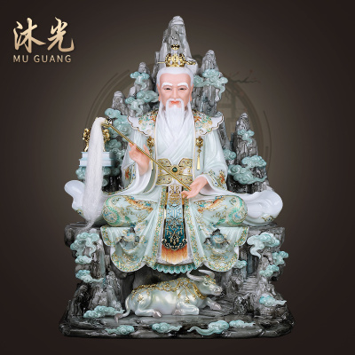 汉白玉太上老君神像三清祖师爷像