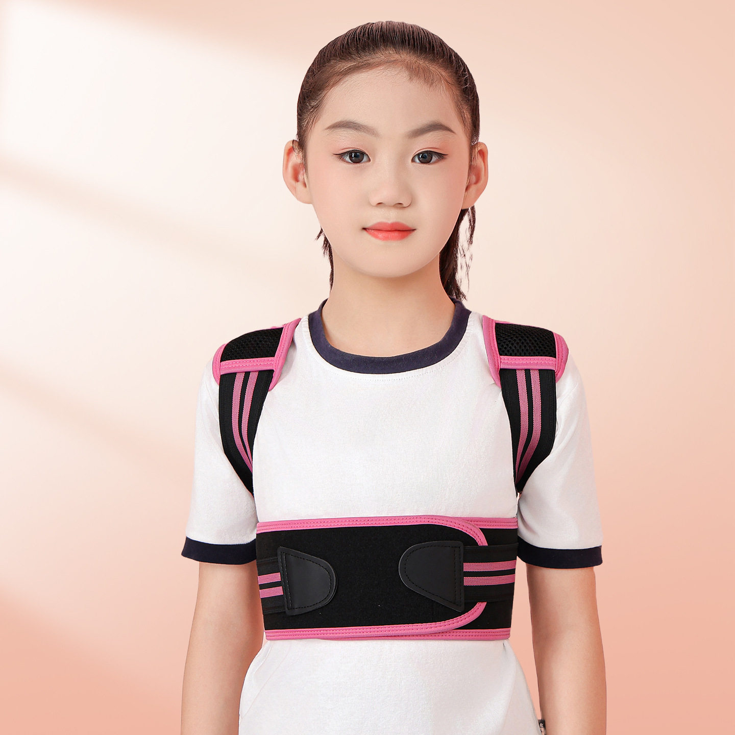 定制版儿童驼背矫正器矫姿带小孩学生纠正背部青少年隐形矫正带矫