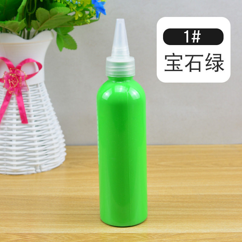 200ml丙烯颜料油性高光diy搪胶娃娃填色白胚涂色彩绘画22色套装