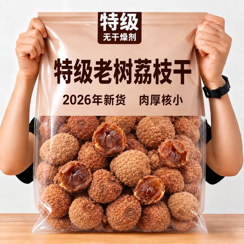 2026新货桂味荔枝干核小肉厚
