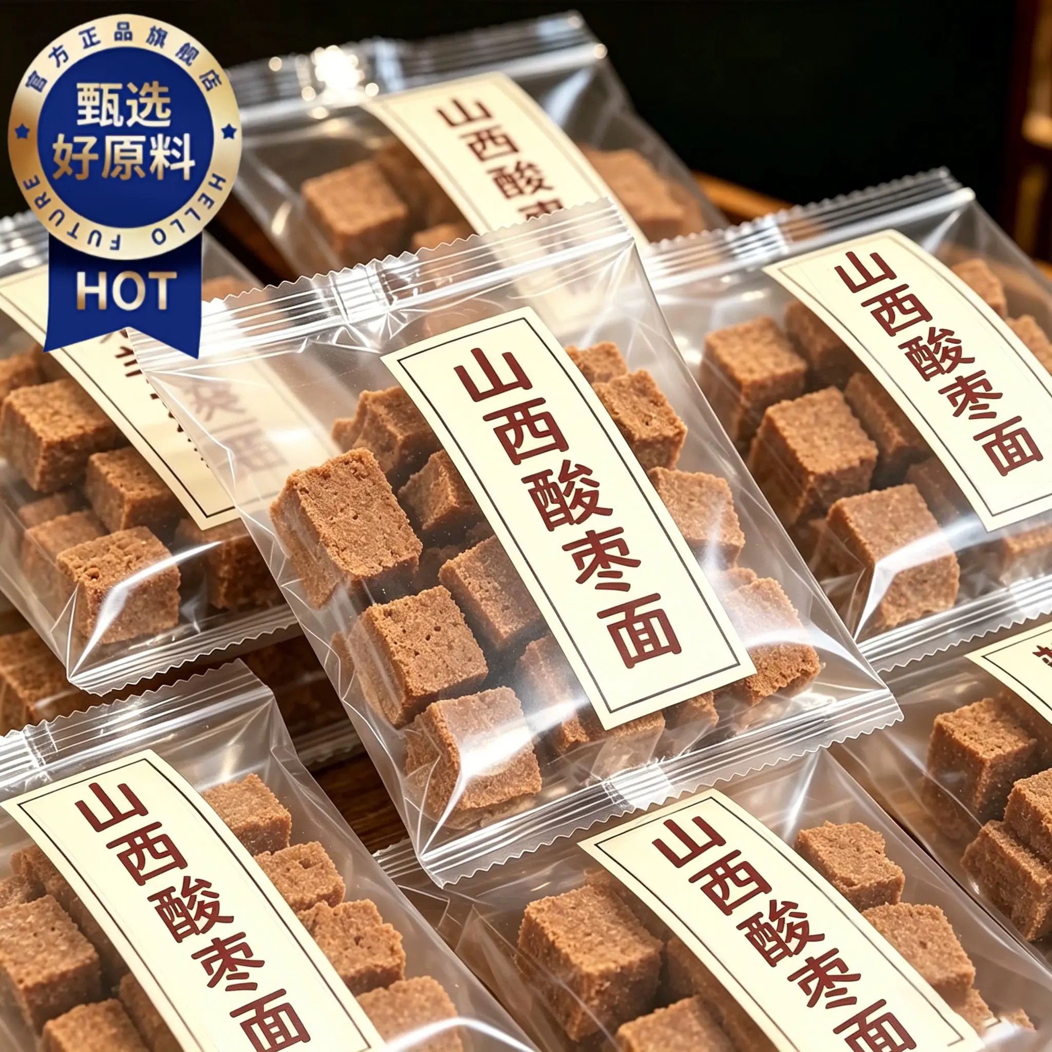 正宗山西特产酸枣面官方旗舰店纯天然野生酸枣仁山枣粉高品质原料