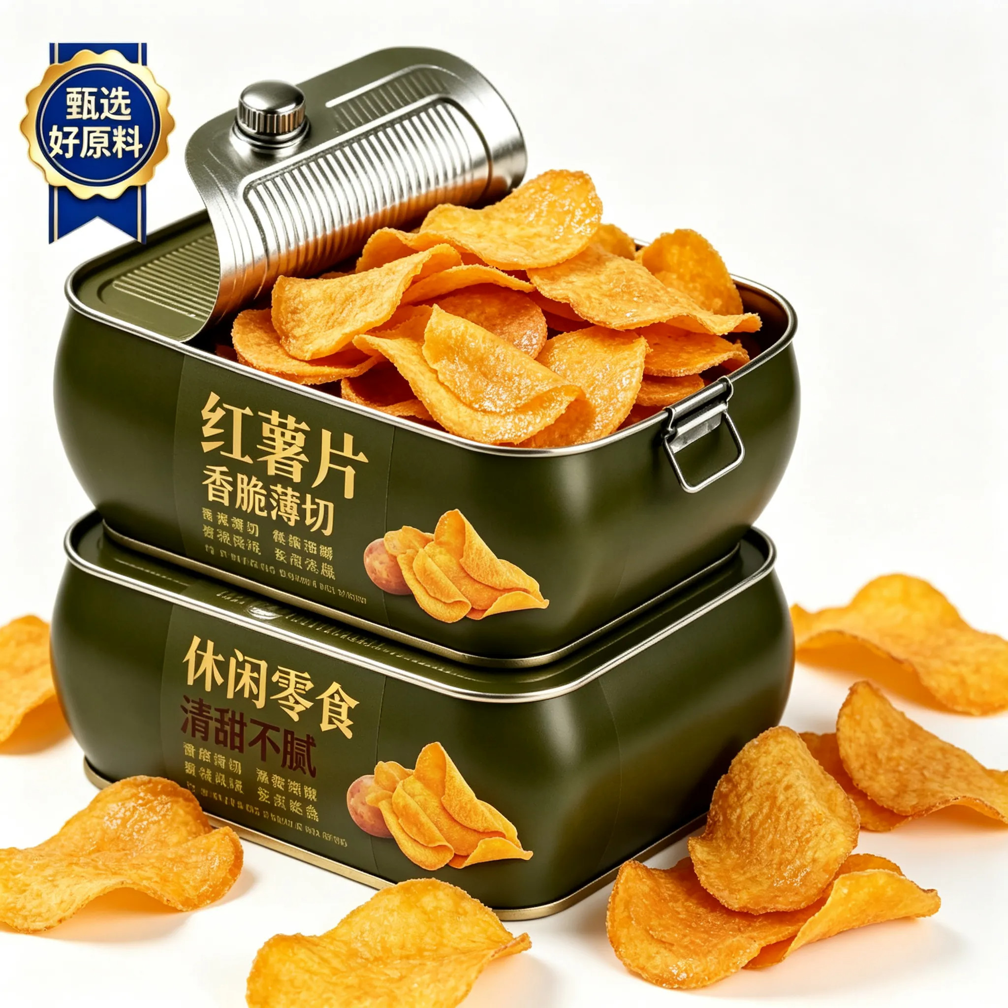 特级高品质香脆地瓜片官方旗舰店烤红薯片芝香酥脆番薯干农家自制