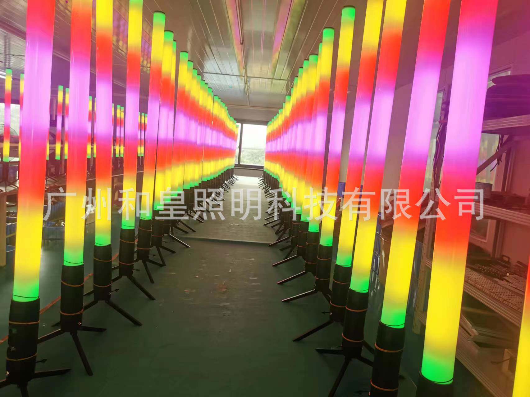 厂家直销户外防水无线电池像素灯管LED无线充电遥控灯管跨境