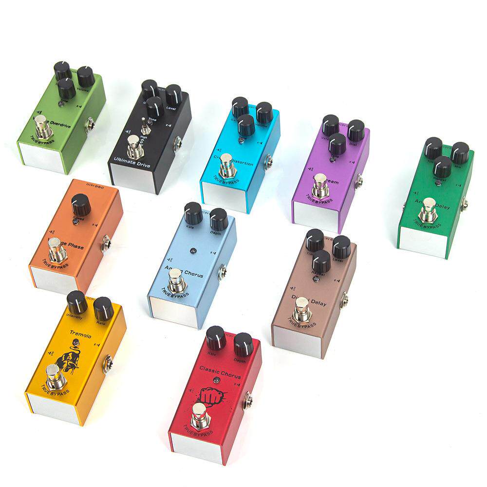 热卖电吉他效果器金属失真过载混响音效贝斯乐器配件工厂直销